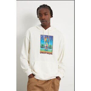 Converse Men's size XL Ivory Graphic Pullover Hoodie
